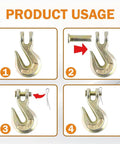 Heavy Duty Clevis Grab Hook 3/8 Inch Grade 70 Forged Steel Real Deal Workhorse Featuring 6600 Pounds Capacity installation steps.