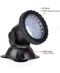 Underwater Pond Lights Set Of 6, Colorful Submersible LED Spotlight With IP68 Waterproof, Remote Control, 36 LED detail, side view