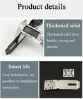 Top Notch Stainless Steel Sliding Gate Bolt Door Lock Latch With Brushed Finish Heavy Duty Rust Resistant Hardware for installation details.