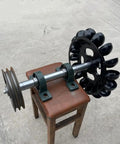 Low Speed Hydraulic Turbine Blades With Bearing Housing Oblique Impact Type Built For Tough Water Runs High Efficiency Power Generation Durable Impeller Set
