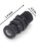 Sprayless Universal Tank Connector For Boats Marine Fuel Line Fitting Safe No Spill Quick Connect For Gas Tank One Quarter Inch Fitting