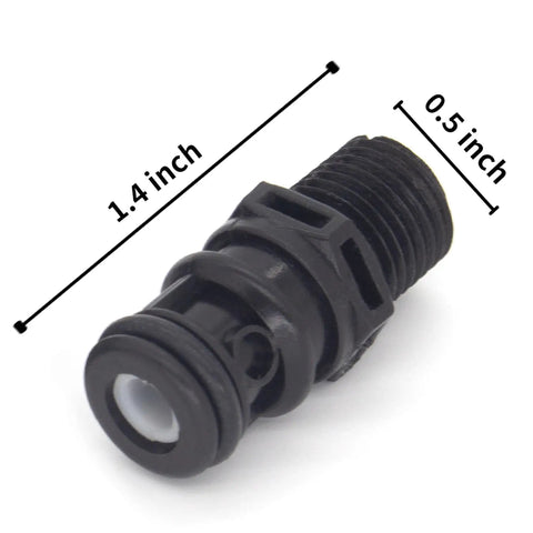 Sprayless Universal Tank Connector For Boats Marine Fuel Line Fitting Safe No Spill Quick Connect For Gas Tank One Quarter Inch Fitting