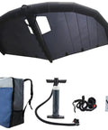 Inflatable Foil Wing Kite for Wind Wing Foiling and Kitesurfing with window, pump, and accessories