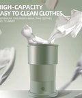 Foldable Mini Washer For Baby Clothes And Small Items, Portable Space Saving Washing Machine For Apartments, Camping, RV Or Travel