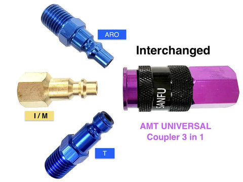 One Quarter Inch Polyurethane Air Hose Reinforced Lightweight Compressor Tubing Finish Safe And Slick Built Tough With Zero Drag For Auto Repair And Real Shop Grind Daily with ARO, I/M, and T couplers.