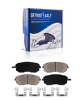 Subaru Brake Kit With Front 11.54 Inch Disc Rotors And Rear 11.26 Inch Disc Rotors Ceramic Front And Rear Brake Pads Replacement Brakes