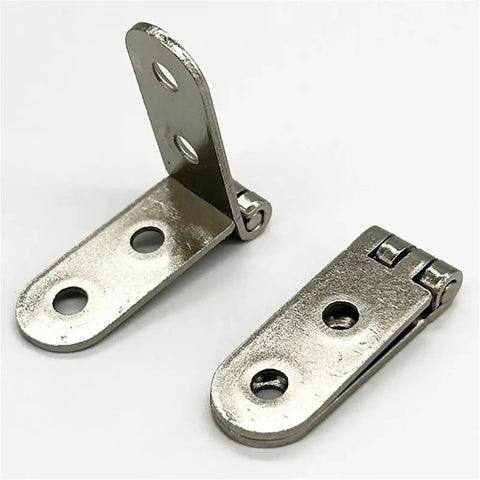Built Tough 180 Degree Foldable Hinge Set For Furniture And Marine Cabins, 270 Degree Dual Page Rotary Hinges, Metal Silver Finish