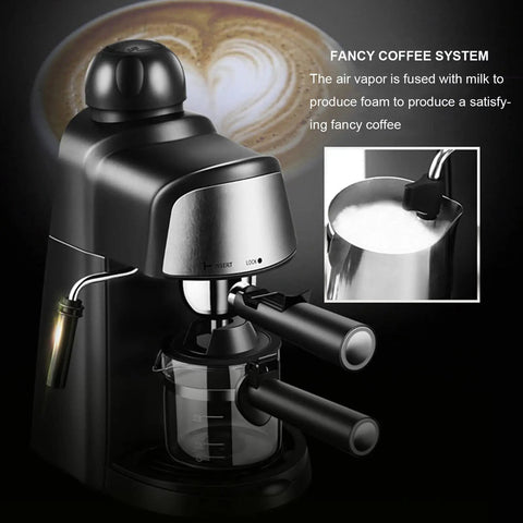 Semi Automatic Espresso Machine With Built In Steam Frother Knocks Out Dope Cappuccinos And Silky Lattes Using Solid Five Bar Pressure perfect for crafting lattes and espresso at home.