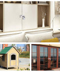 Stainless Steel Door Hasp Latch 5 Inch Extra Thick Packlock Clasp Lock With Screws Brushed Finish on cabinets and gate
