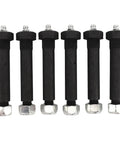 Greaseable Spring Shackle Bolts for Trailers Steel 9 16 Inch By 3 Inch M11x1 Threads Heavy Duty Trailer Suspension Hardware With Grease Zerk Wide Axle Fitment For 2000 3500 5200 6000 7000 Lb Axles, 6 bolts
