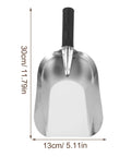 Stainless Steel Garden Hand Trowel Go To Transplanting And Soil Loosening Tool Small Square Shovel Lightweight Digging Tool With Ergonomic Grip