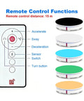Remote control functions for Heavy Duty 300 Lbs Motorized Rotating Display Stand For Photography And 3D Scanning.