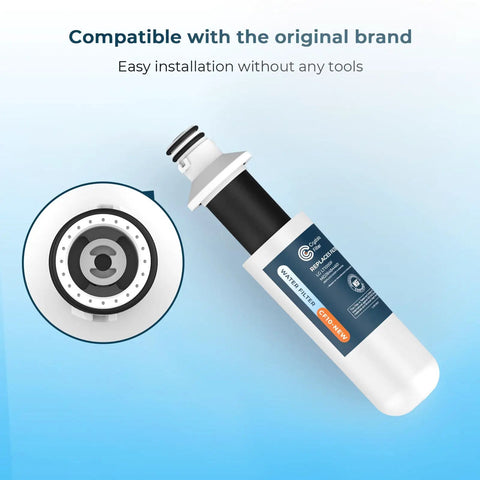 Close-up of LT1000PC Replacement Water Filter 3 Pack for LT1000PC Series showing filter design and easy compatibility