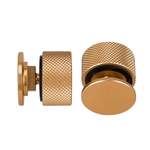 Dope Gold Aluminum Anodized Welding Hood Fasteners Set for Pipeliner Style Helmets Replacement Headgear Hardware With Silicone Washer Tough Screws