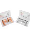 20 Pack Plasma Cutter Consumables Kit With 743.0441 Electrode And 743.0132 Nozzles For PSB60 PSB121 Torch, showing copper nozzles and electrodes.