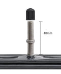 Close-up of 40mm Schrader valve on 26 Inch Heavy Duty Bike Inner Tubes 26 By 1.75 To 2.25 Inch 45 57 559 TR4A 40L