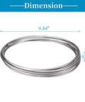 Stainless steel tubing coil, 3/16 in OD x 25 ft, 304 welded, Amazon brand
