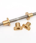 High Precision Ball Screw Kit For 3D Printers In 304 Stainless Steel With T8 T10 T12 Lead Screw And T Shaped Nut 2mm Pitch