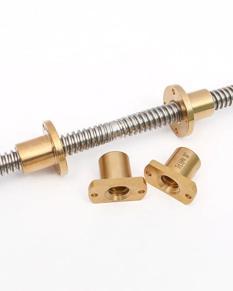 High Precision Ball Screw Kit For 3D Printers In 304 Stainless Steel With T8 T10 T12 Lead Screw And T Shaped Nut 2mm Pitch