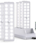 Rechargeable Motion Sensor Closet Light With Charging Station For Wardrobe And Kitchen 20 LED Dimmer Under Cabinet Lighting