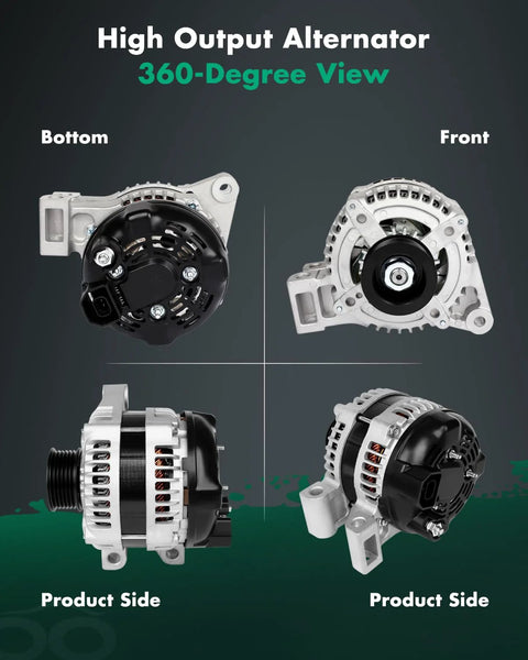 Direct-Fit 140 Amp Alternator Replacement For 3.6L Chevy Equinox Malibu GMC Terrain Saturn Vue Aura Torrent 2008-2017