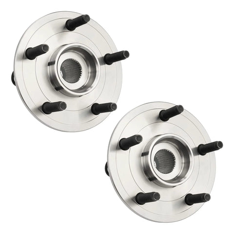 Front Wheel Hub Bearing Assembly 515151 For Ram 1500 And Ram 1500 Classic 5 Lug With ABS Fits 2012 2018 Ram 1500 And 2019 2022 Classic OE Replacement Durable Easy Install, featuring dual hub units with lug holes and ABS compatibility