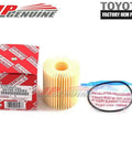 Toyota OEM Oil Filter And Drain Plug Washer Set, 3 Pack, 04152-YZZA3 And 90430-12031, genuine parts with packaging