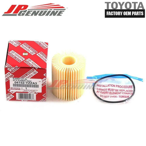 Toyota OEM Oil Filter And Drain Plug Washer Set, 3 Pack, 04152-YZZA3 And 90430-12031, genuine parts with packaging