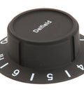 Infinite Control Knob Bagged 3234557-S Replacement Handle For Commercial Refrigeration, black finish with numbered dial