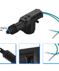 Universal 4 Pack Car Door Lock Actuators 12V 2 Wire High Power Central Locking System Kit for SUV Sedan Truck, 360° rotatable design