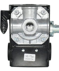 Front view of Pressure Switch For IR Parts 145 to 175 Psi Air Compressor 4 Port Side Wire Feed Adjustable Unloader Replacement 23474653 And 23474653R Durable Compatible With SS3 And More