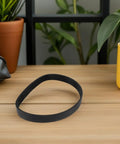 Heavy Duty Garden Cutter Drive Belt Replacement For Lawn Equipment Black Rubber Traction Belt For Mowers Trimmers And Yard Machines Easy Install High Durability Smooth Cut Performance, black rubber loop