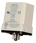Heavy Duty 3 Phase Voltage Monitor Plug In For 190 To 480V Systems With Variable Trip Point Restart Delay Trip Delay And Voltage Unbalance 8 Pin Octal Base White Housing, white housing, 8-pin base shown