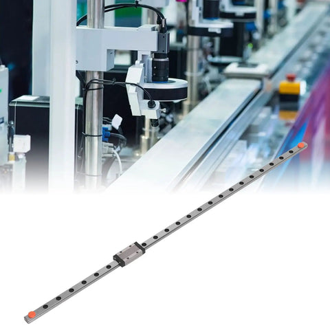 500mm Heavy Duty Linear Motion Guide Rail With Slide Block Assembly For CNC Machines And 3D Printers Bearing Steel Construction