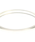 Mini Bowl Gasket Silicone Replacement 3-5/8 Inch Outer Diameter For Cecilware 2010 Models Clear Inner Diameter 3-1/8 Inch Thick 8 Mm on white background