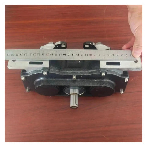 Beefed Up Heavy Duty Stainless Steel Gearbox Reducer For Ice Cream Machines Deceleration Gear Component Durable Industrial Gear Drive Power Transfer Part For Commercial Ice Cream Makers, 29cm wide