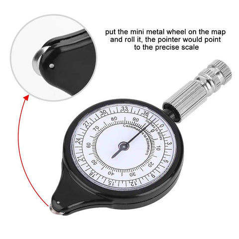Trail Tested Map Measuring Wheel Odometer For Camping Hiking And Backcountry Adventures Built Like A Tank And Smooth Rolling Action Super Lightweight Pocket Gear Making Navigation Dead Simple