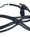 Heavy Duty Replacement Power Cord For Standard Workshop Tools, flexible black cable with grounded plug for easy installation.