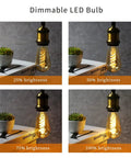 Six Pack G25 LED Globe Edison Bulbs Dimmable Filament Style E26 Base 6W Equal 60W Neutral White 4000K Glass Edison Look