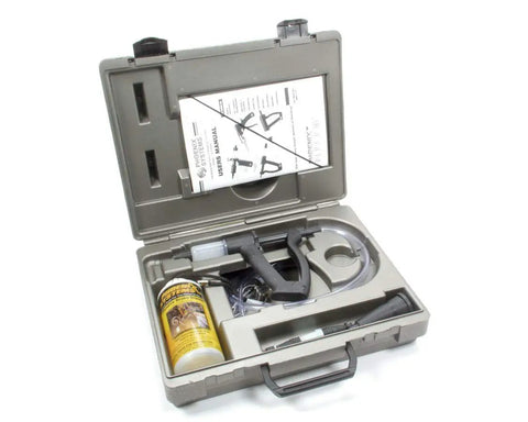 V-12 Reverse Brake And Clutch Bleeder Kit For Medium Duty Use, One Person Bleeder With Hard Case, Pushes Fluid Upward To Reverse Bleed Air, Refills And Bleeds A Dry Brake Or Clutch, Works On Tough ABS Units Without A Scan Tool