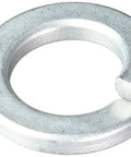 Close-up of Split Lock Zinc Washer 5/8 Inch 25 Pack For Nuts And Bolts Prevents Loosening From Vibration And Corrosion Durable Hardware