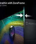 Close-up of Ultra Thin 21.5 Inch Full HD IPS Monitor With Zero Frame Design showing bezel thickness.