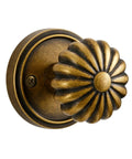 Antique Brass Passage Door Knob For Interior Doors No Lock Needed, Vintage Aluminum Alloy Knob For Hallway Closet Kitchen Pantry, Closet Door Handle, 1 Pack