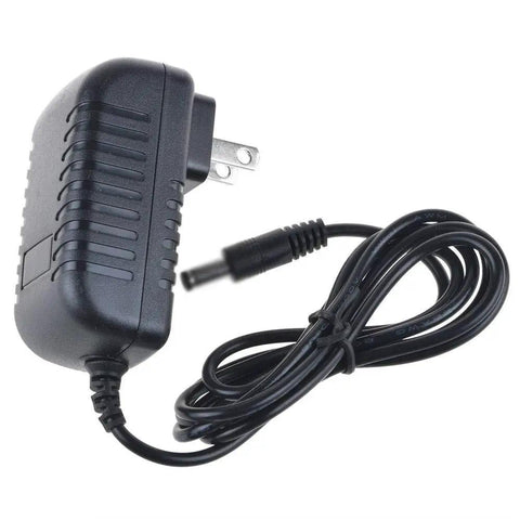 Side view of Universal AC DC Power Adapter For Yaesu VX 8DR Handheld Ham Radio Transceiver Wall Charger with plug and cord.