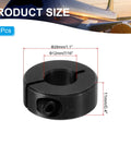 Beefed Up 12mm Bore Split Shaft Collar Set 28mm Outer Diameter 11mm Thick 4 Pack 45 Carbon Steel Locking Collar With Set Screws