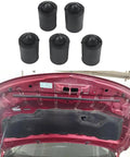 Get Your Ride Quiet Again With This 5 Pack Car Hood Stop Buffer Rubber Bumpers For Nissan Altima Models From 2019 To 2025 Featuring Premium Durable Rubber Pad Material That Totally Stops Annoying Chirp And Squeak Noises Caused By Loose Panels. 5 black rubber hood stoppers for Nissan Altima 2019-2025