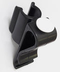 Close-up of a black plastic clip from 16 Pack Golf Club Bag Clips Putter Clamp Organizer Set Lightweight Durable Plastic Putting Clips