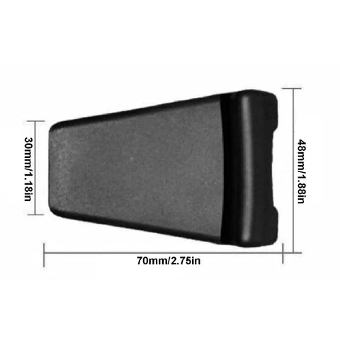 70mm Tire Changer Rim Clamp Jaw Covers Set Of 4 Protect Wheels From Scratches And Dings With Heavy Duty Protectors, top view