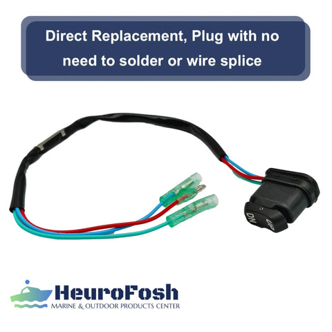 Mercury Mariner Outboard Trim And Tilt Switch Replacement 87 18286A43 87 18286A26 showing plug-and-play design