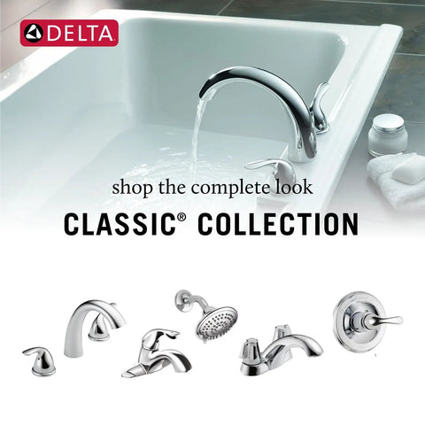 Classic Roman Tub Trim Kit For Deck Mounted Faucet With Rigid Spout, 2-Handle Chrome Bath Fixture, Traditional Design Upgrade